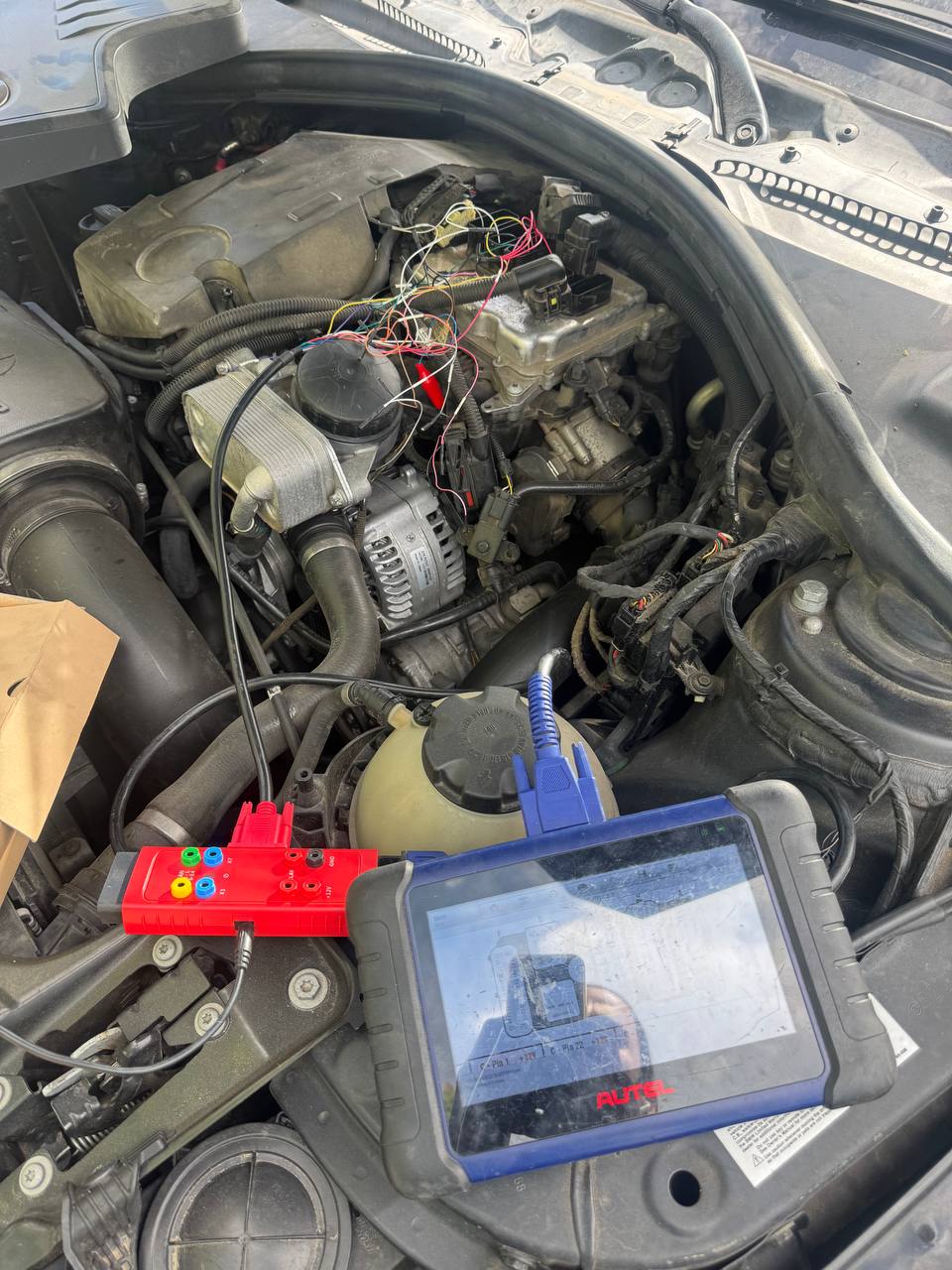 Reading the module in the engine bay