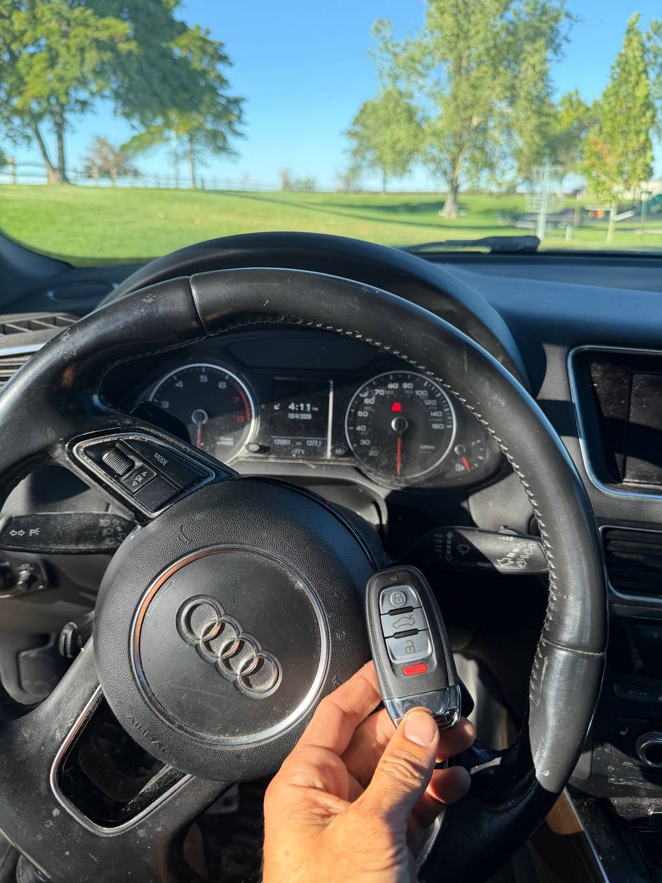New key programmed and tested in the Audi Q5