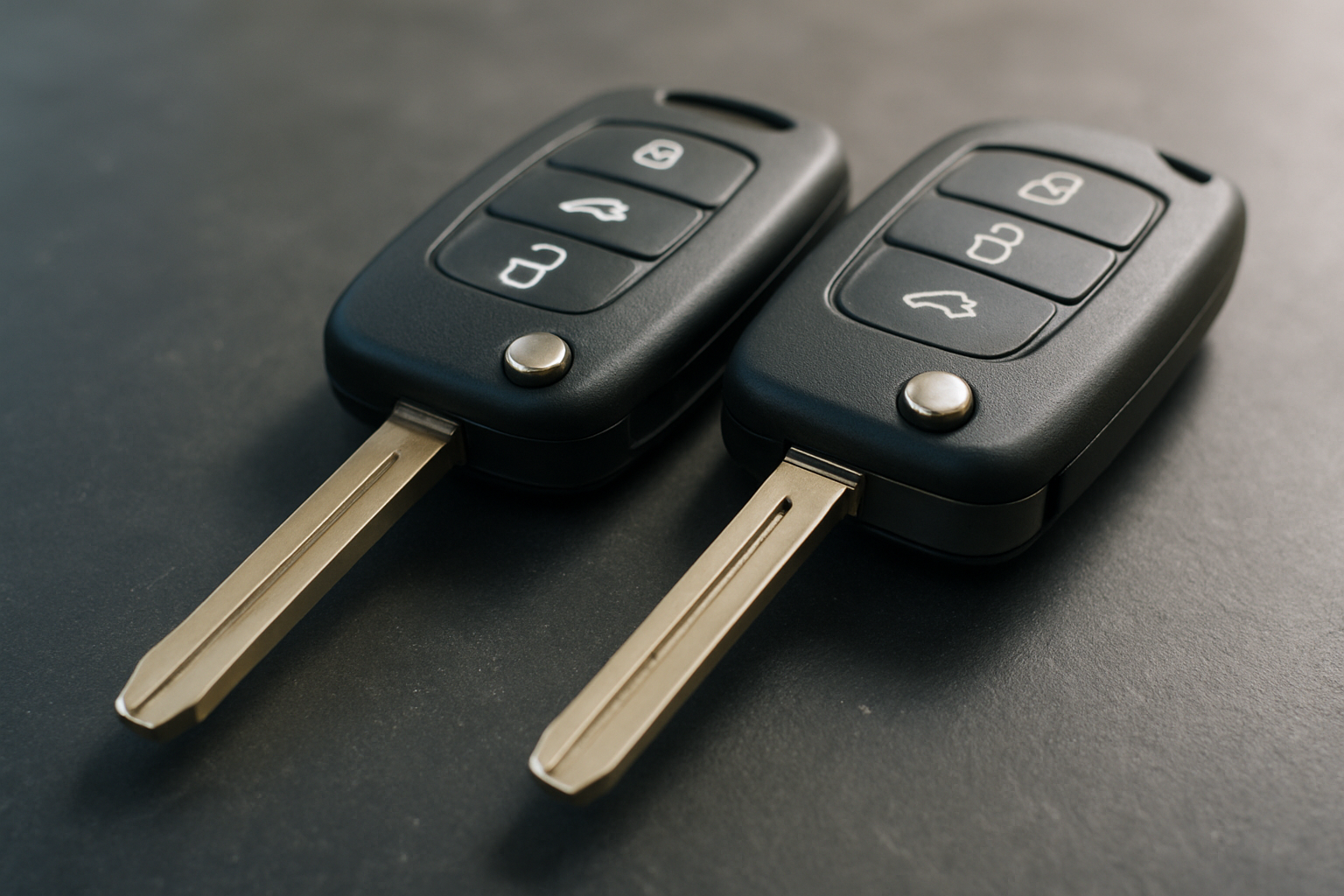 Two new remote key fobs with flip keys