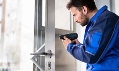 Commercial locksmith work