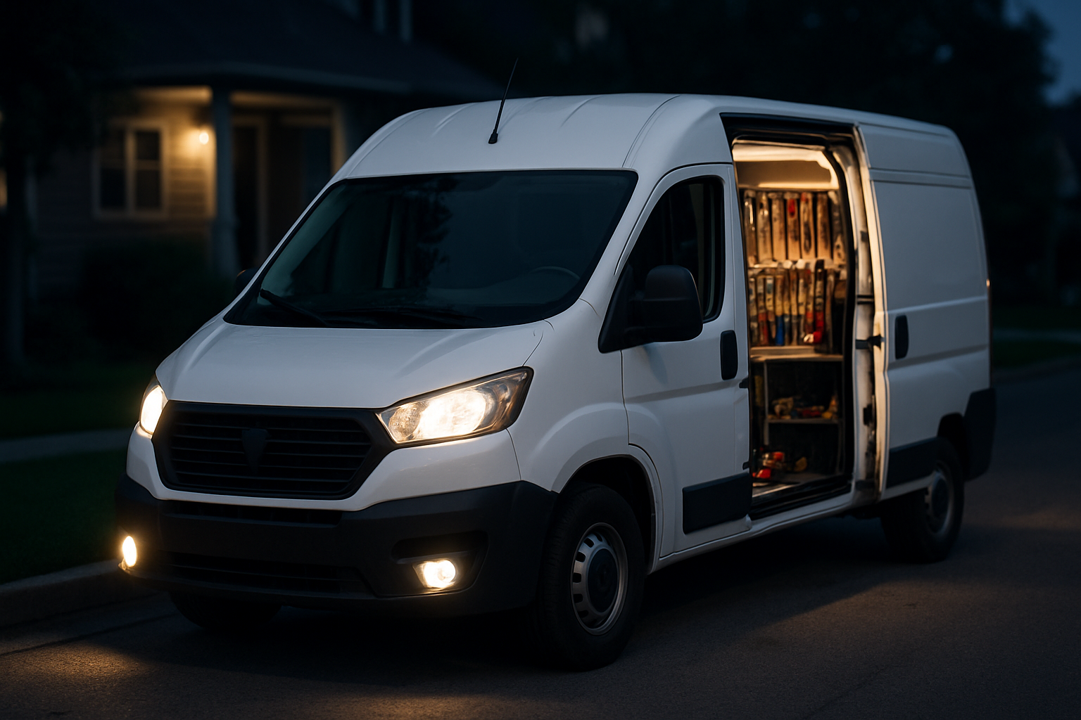 Action Locksmith van out on a call in Denver